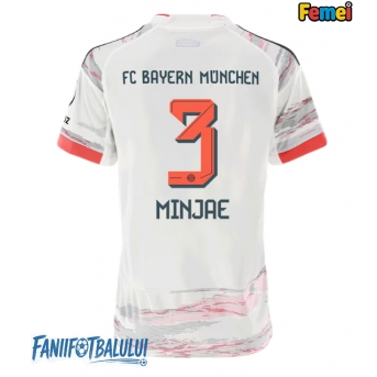 Bayern Munich Kim Min-jae #3 Tricou Fotbal Replică 2025-26 Femei Deplasare